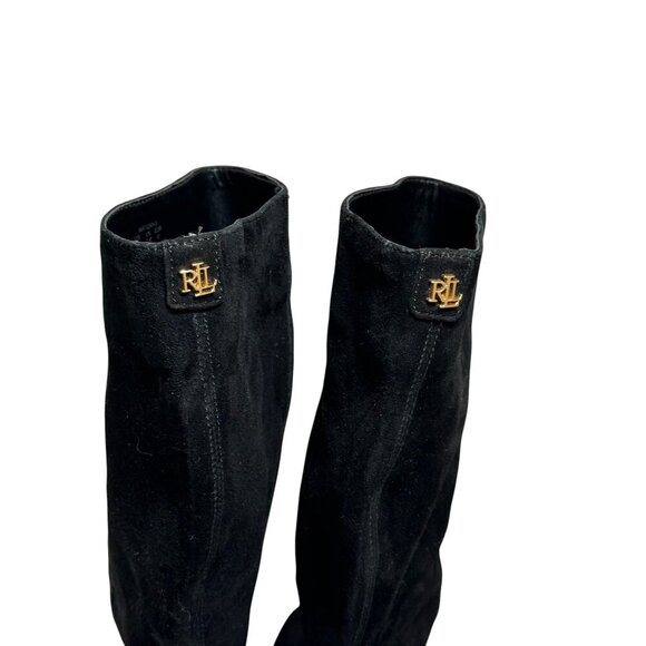 RALPH LAUREN  Womens Artizan II Slouch Suede Mid-Calf Boots 9.5 NEW $220 - Picture 6 of 8